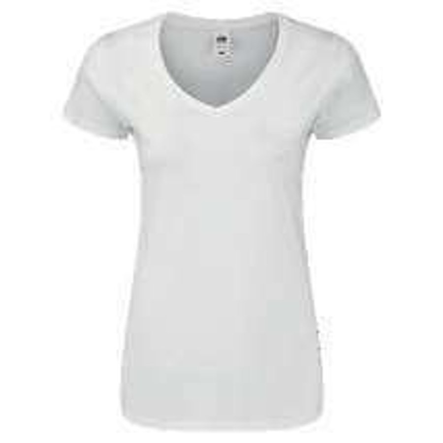 Camiseta Mujer Blanca Iconic V-Neck