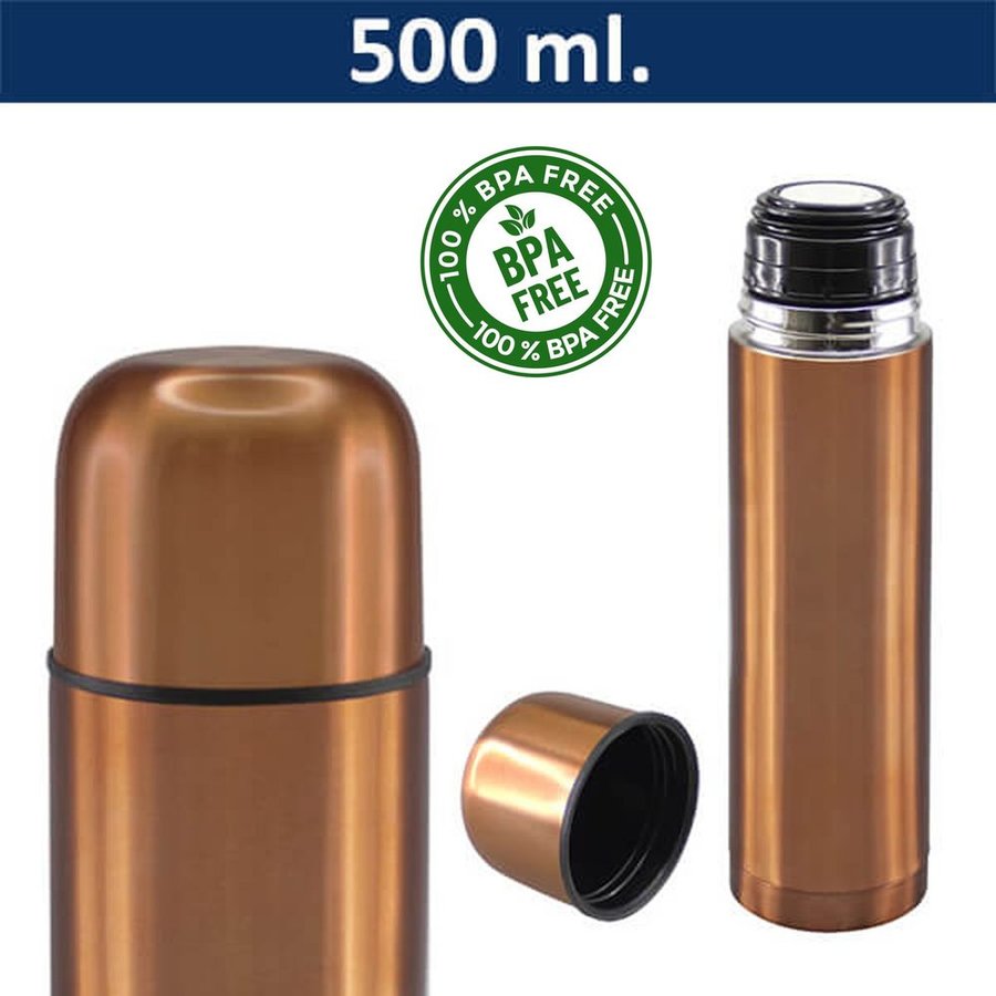 Botella Acero Inoxidable Térmico M61 Pintado ENCOBRIZADO