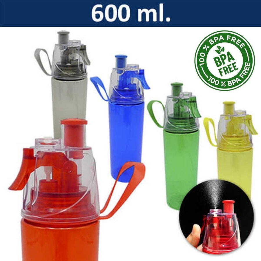 Botella Plástica con Rociador M21