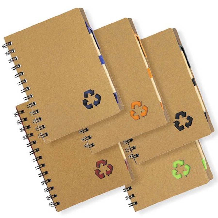 Cuaderno - Libreta Tapa Cartón Ecológico Compost N49
