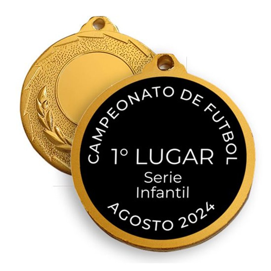 Disco Metálico Grabable para Medallas