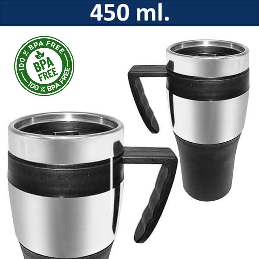 Mug Tazón Acero Inoxidable Térmico M12