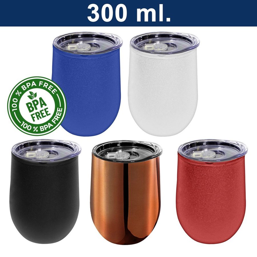 Mug Tazón Acero Inoxidable Térmico / Plástico M19