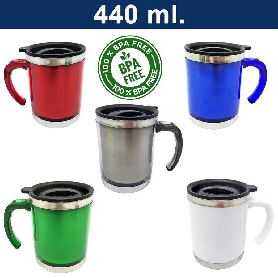 Mug Tazón Plástico PVC / Acero Inoxidable M16