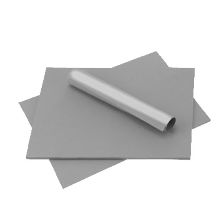 Papel Adhesivo PLATEADO