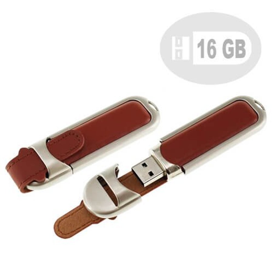 Pendrive Simil Cuero Ejecutivo PD10