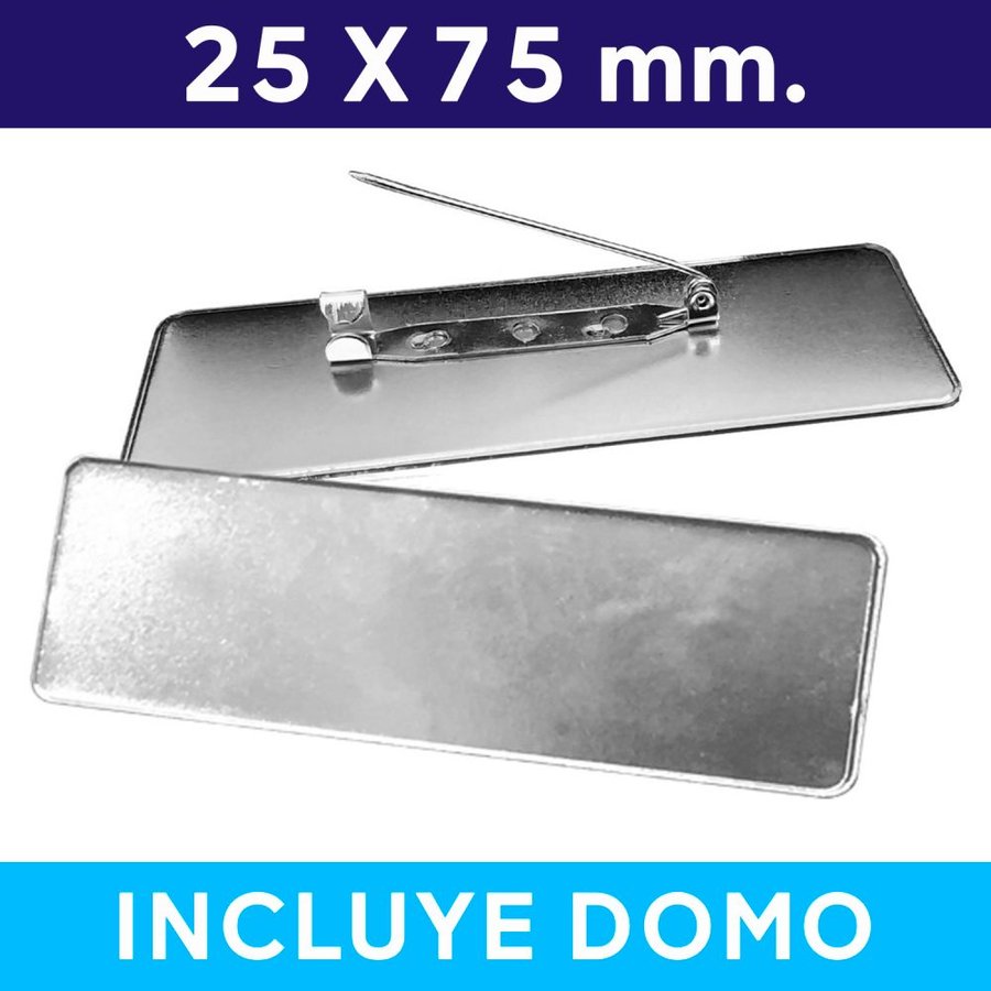 Piocha con Domo Placa con Gancho (pins)