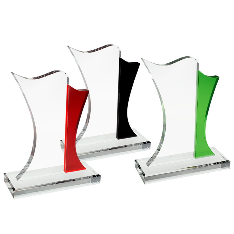 Trofeo Galvano Cristal Bauhaus