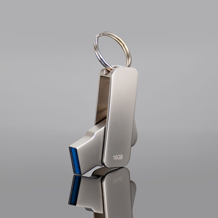 USB 3.0 Pendrive "Swivel" de Acero inoxidable 16GB