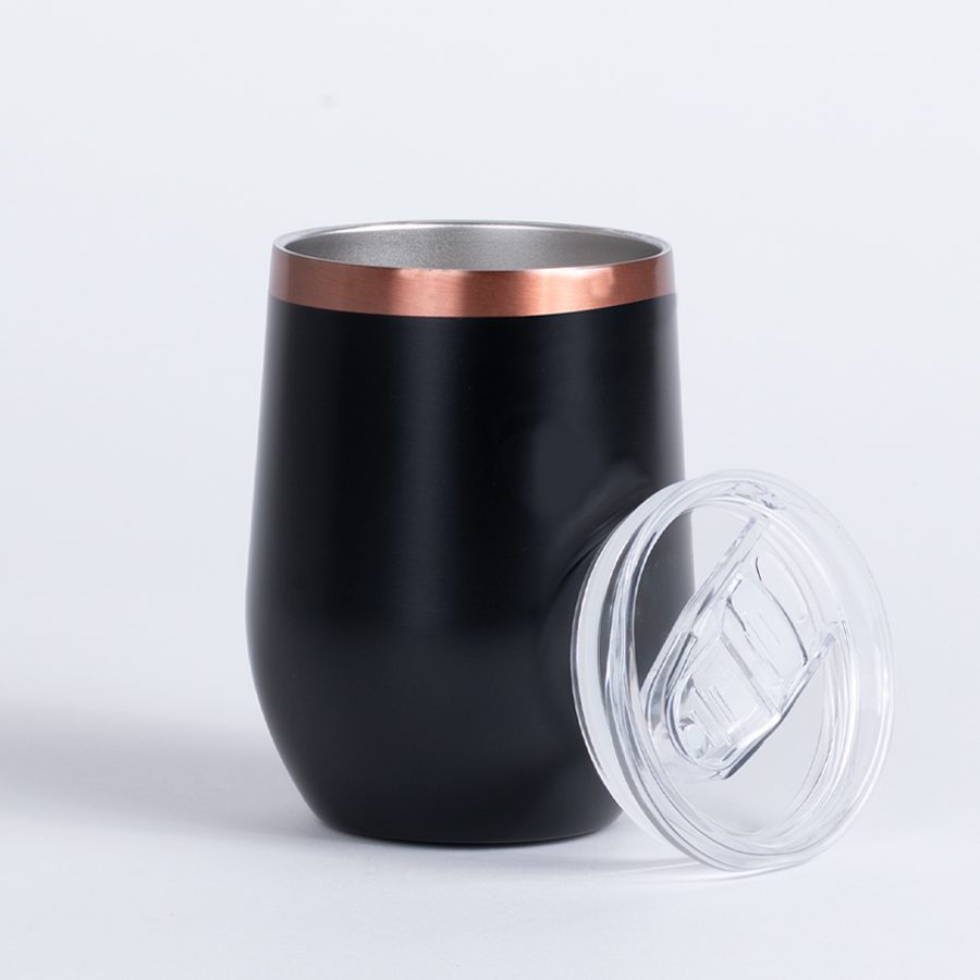 Vaso térmico negro/encobrizado "LEEDS" 350cc
