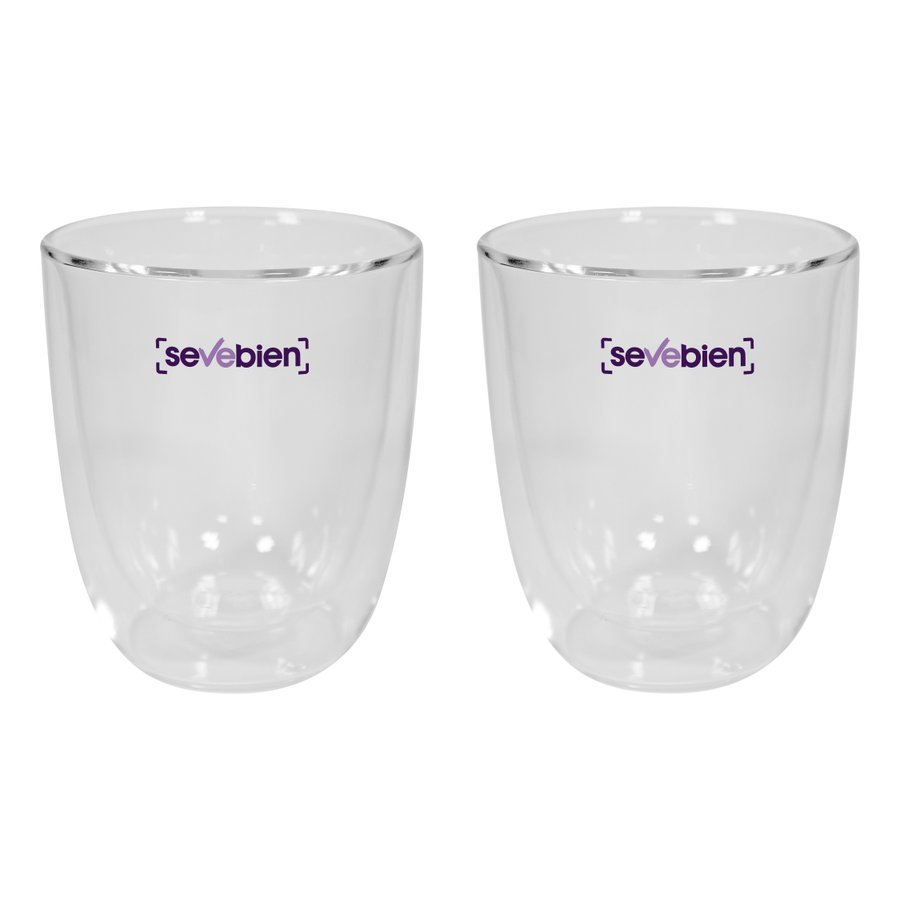 SET DE VASOS DE VIDRIO “DOUBLE” — foto 3